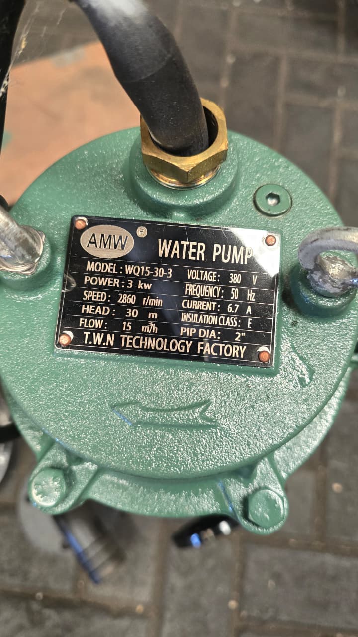 POMPA CELUP AMW TIPE WQ 15-30-3 - Image 3