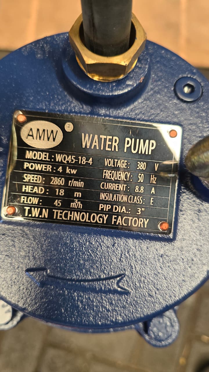 POMPA CELUP AMW TIPE WQ 45-18-4 - Image 4